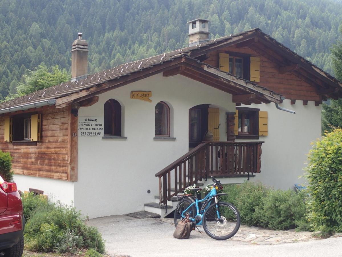 Chalet Le Muguet Ovronnaz Exterior photo